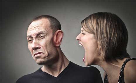 woman shouting at man woman shouting at man